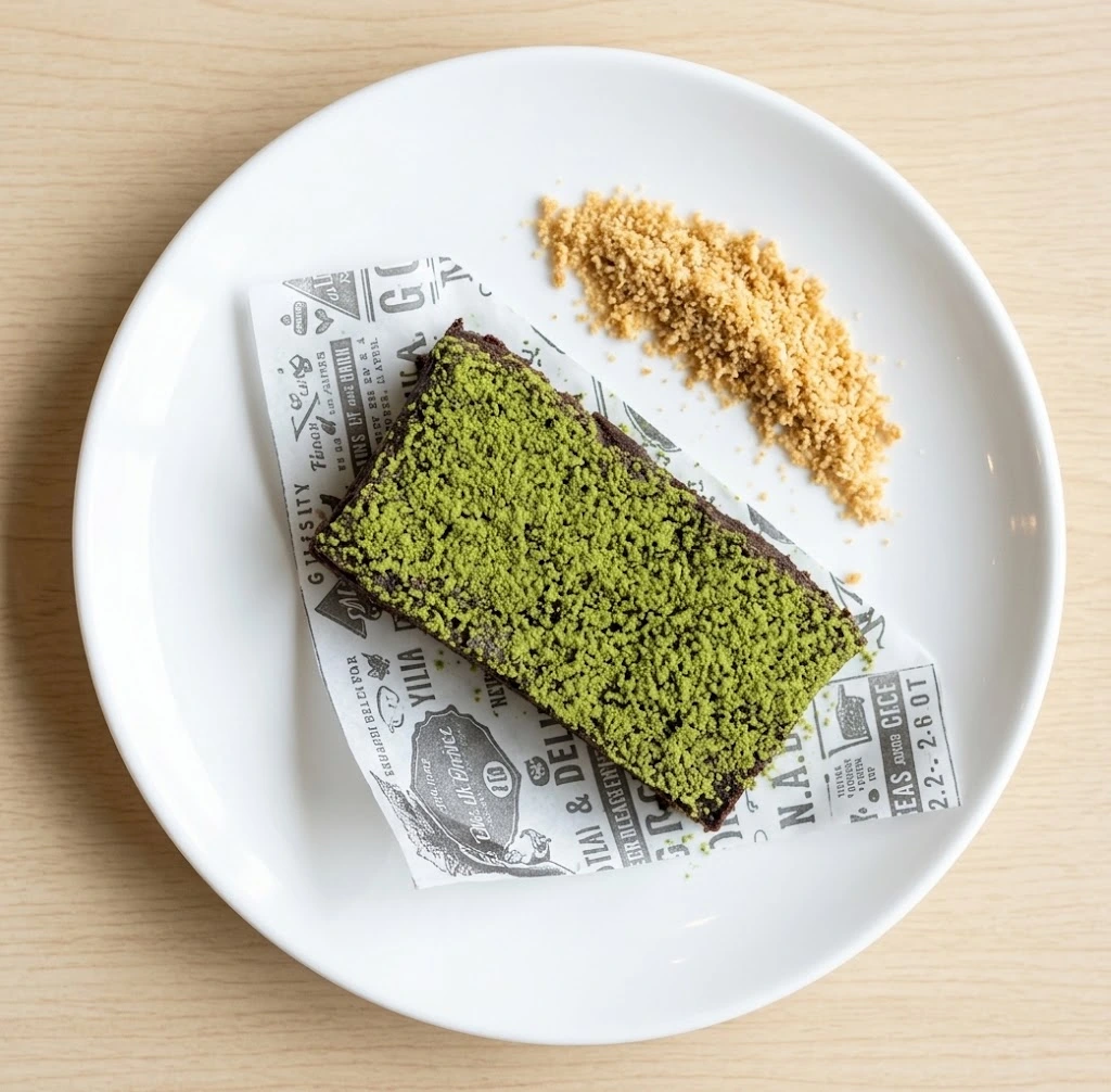 Brownies Kunafa Pistachio